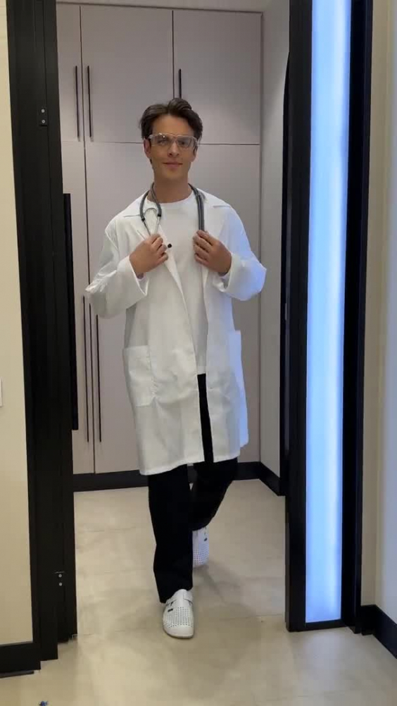 Халат мужской "Сервис" белый